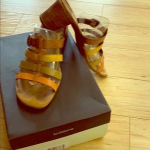 Leather; Multi colored; comfortable; dress casual